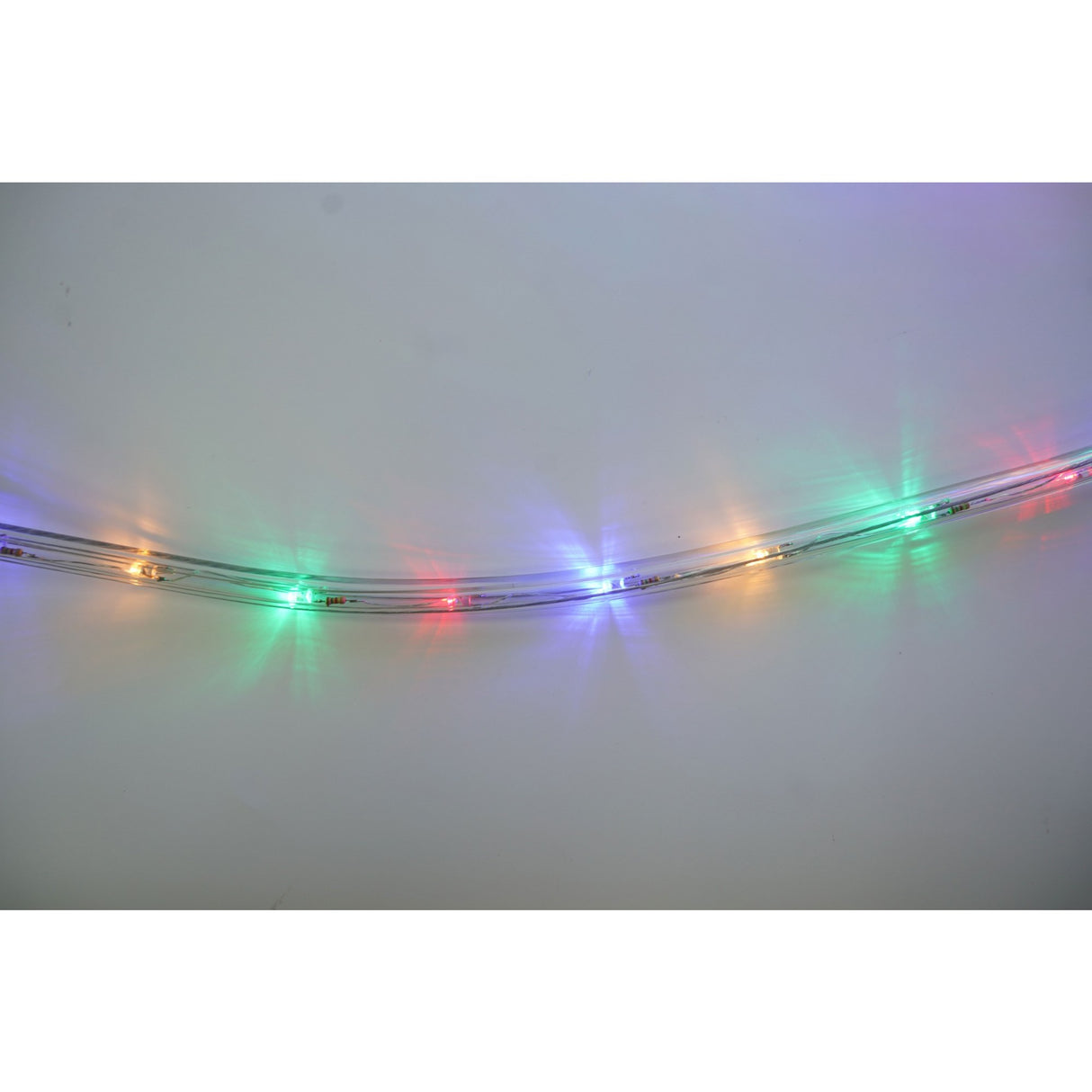 Karácsonyi installáció, 2 m, 48 LED, fénycső, transzformátor, 8 fényeffektus, szekcionált, 220 V