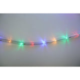 Karácsonyi installáció, 2 m, 48 LED, fénycső, transzformátor, 8 fényeffektus, szekcionált, 220 V