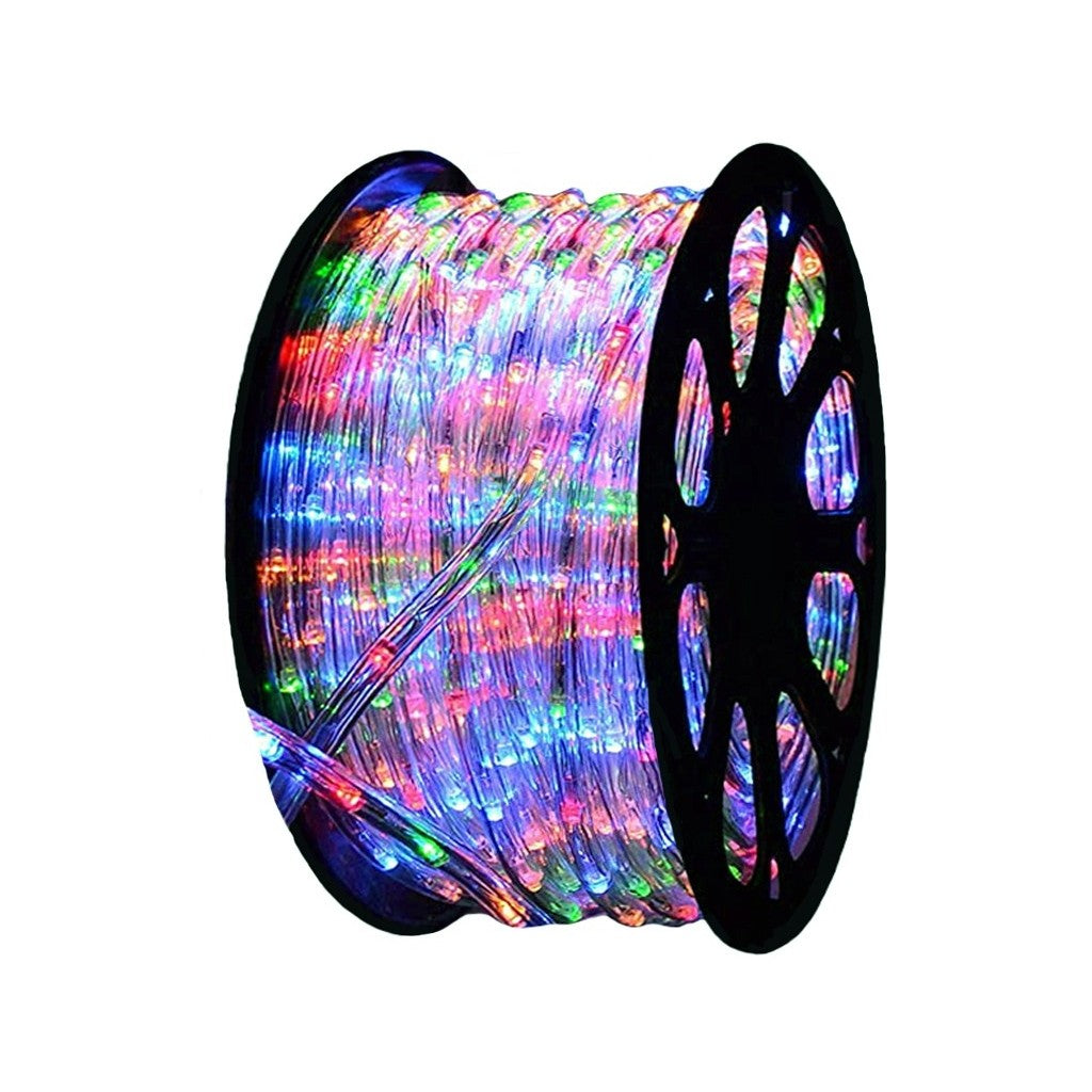 Karácsonyi installáció, 2 m, 48 LED, fénycső, transzformátor, 8 fényeffektus, szekcionált, 220 V
