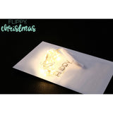 Instalatie Craciun, Liniara, 2 m, Baterii, 20 LED-uri, Alb Cald, Fir Cupru, Interior/Exterior, Vivimall - vivimall.ro