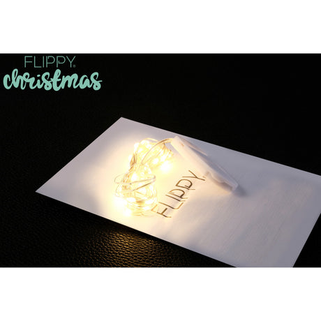 Instalatie Craciun, Liniara, 2 m, Baterii, 20 LED-uri, Alb Cald, Fir Cupru, Interior/Exterior, Vivimall - vivimall.ro