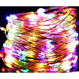 Karácsonyi installáció, 2 méter, 20 LED, 8 funkciós távirányító, USB, rézhuzal, lineáris, beltéri/kültéri