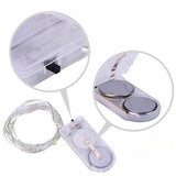 Instalatie Craciun, 2 metri, 20 LED-uri, Roz, cu baterii, fir cupru, liniar, interior/exterior, Flippy - vivimall.ro