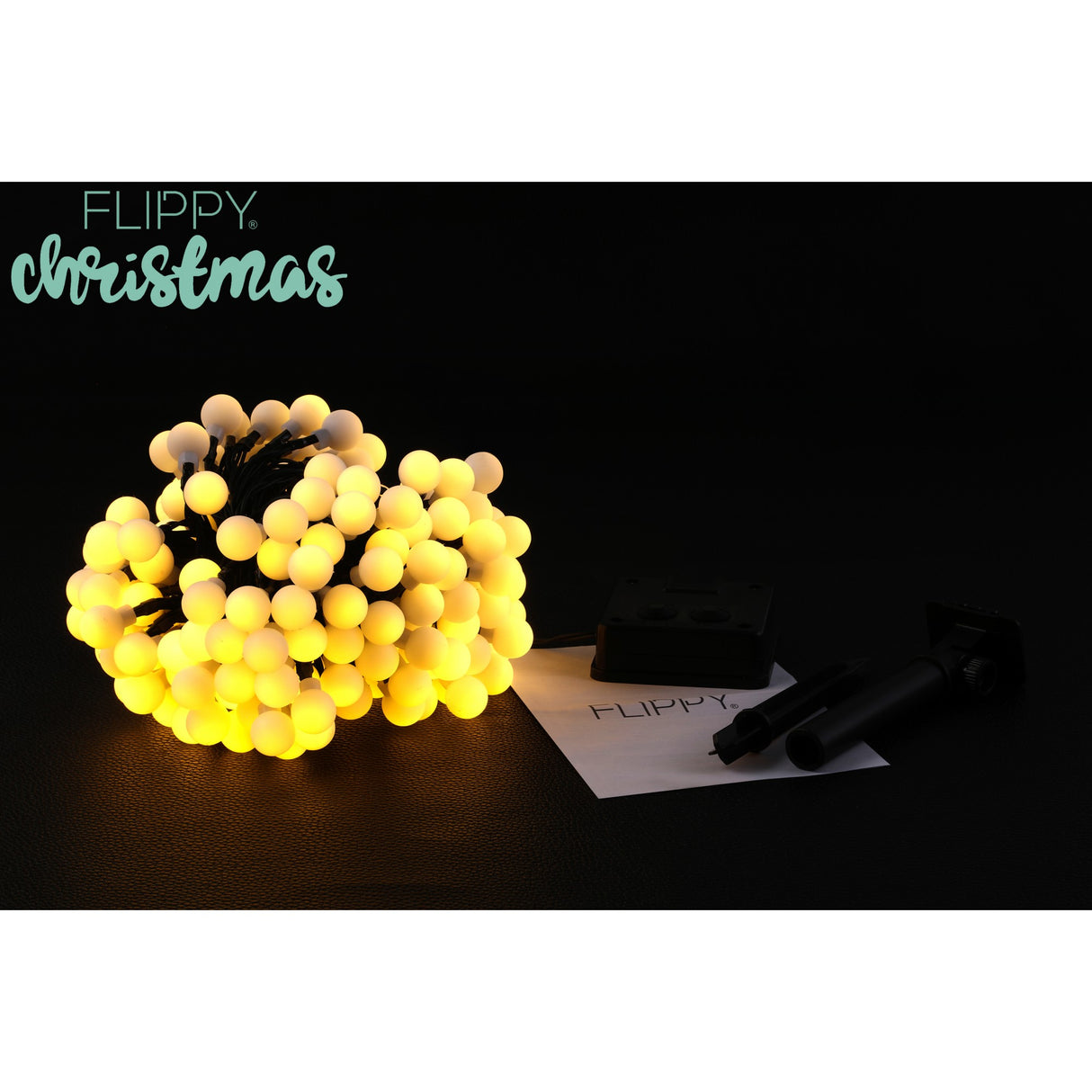 Instalatie Craciun, 22 metri, 200 de LED-uri cu ornament tip Bulb, 8 jocuri de lumini alb cald, cu energie solara, liniar, interior/exterior, Vivimall - vivimall.ro