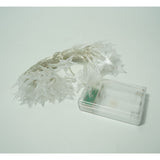 Instalatie Craciun, 3 M,20 de LED-uri, alb-cald, model cu stelute, liniara, cu baterie, interior/exterior, Flippy - vivimall.ro