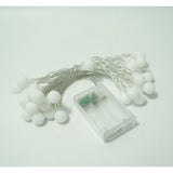 Instalatie Craciun, 3.5 m, 30 de LED-uri, multicolor RGB, model cu bilute, liniara, cu baterie, interior/exterior, Vivimall - vivimall.ro