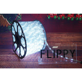 Instalatie Craciun, 32 m, 768 Led-uri, Furtun Luminos, Alb rece, Transformator, 8 jocuri de lumini, Sectionabila, 220 V, Vivimall - vivimall.ro