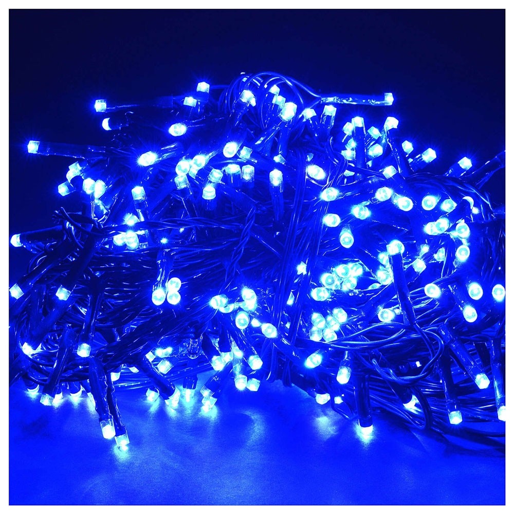 Karácsonyi installáció, 35 M, 1001 LED, rojtos, vaku, transzformátor, összekapcsolható, 3 M hosszabbító kábel mellékelve, fehér vezeték