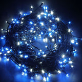 Karácsonyi installáció, 35 M, 1001 LED, rojtos, vaku, transzformátor, összekapcsolható, 3 M hosszabbító kábel mellékelve, fehér vezeték
