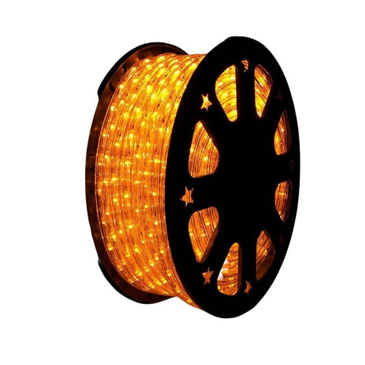 Instalatie Craciun, 48 m, 1152 Led-uri ,Furtun Luminos, Alb cald, 8 jocuri de lumini, Transformator, Sectionabila, 220 V, Vivimall - vivimall.ro