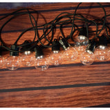 Instalatie Craciun, 5 M, 10 de LED-uri, alb-rece, model cu bulb, liniara, solara, interior/exterior, Vivimall - vivimall.ro