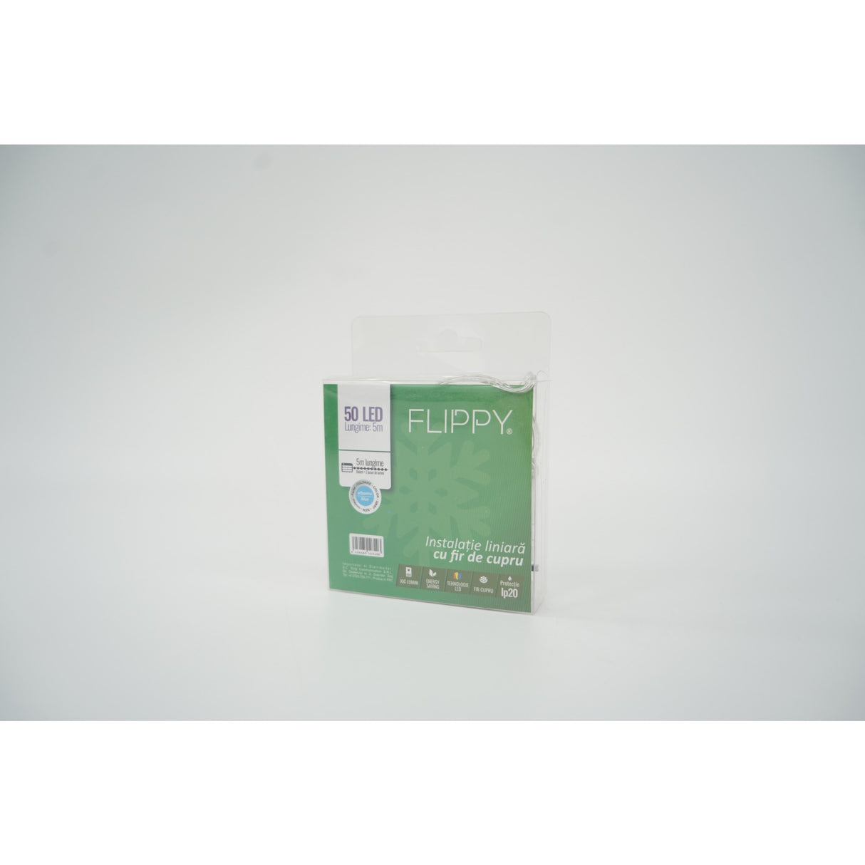 Instalatie Craciun, 5 m, Albastru, 50 Led-uri, Baterii, Vivimall - vivimall.ro