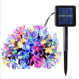 Instalație Crăciun solară 5 metri cu 20 LED Flori de Cireș multicolor pentru exterior, vedere de ansamblu