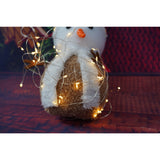 Instalatie Craciun, 5 metri, 50 LED-uri, alb cald, cu baterii, fir cupru, liniar, interior/exterior, Flippy - vivimall.ro