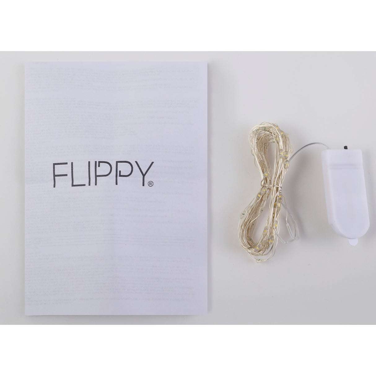 Instalatie Craciun, 5 metri, 50 LED-uri, alb cald, cu baterii, fir cupru, liniar, interior/exterior, Flippy - vivimall.ro