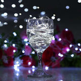 Karácsonyi installáció, 5 méter, 50 LED, USB, 8 funkciós távirányító, menő