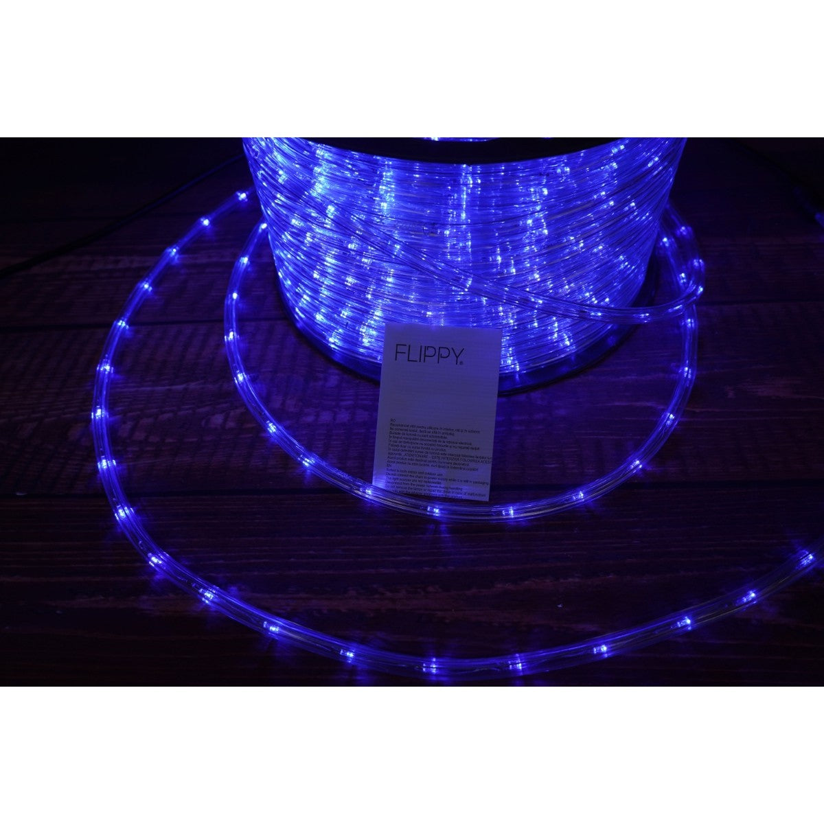 Instalatie Craciun, 6 M, 144 Led-Uri, Furtun Luminos, Transformator, 8 Jocuri De Lumini, Sectionabila, 220 V