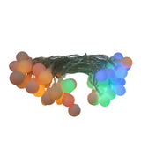 Instalatie Craciun, 6 m, 50 de LED-uri, multicolor RGB, model cu bilute, liniara, cu baterie, interior/exterior, Vivimall - vivimall.ro