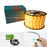 Karácsonyi installáció, 8 m, 192 LED, világítócső, transzformátor, szekcionált, 220 V