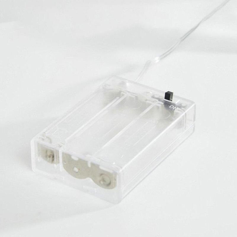 Instalatie Craciun cu baterii, 2 metri, 20 LED-uri tip clopotei si mingiute, Alb Cald, Vivimall - vivimall.ro