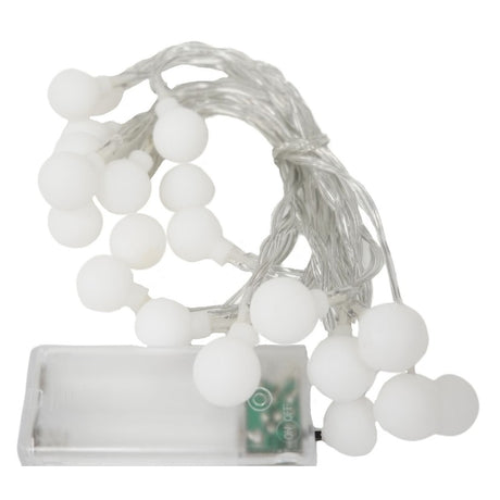 Instalatie Craciun , Vivimall, 3.5 m, 30 de LED-uri, Alb Cald, ,Cu Baterie, Interior / Exterior, - vivimall.ro