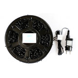 Instalatie Craciun liniara cu transformator, 100m, multicolor, 1000 LED-uri, fir negru, 8 jocuri de lumini, Vivimall - vivimall.ro