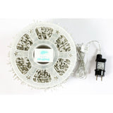 Instalatie Craciun liniara, fir transparent, cu transformator, 50m, alb cald, 2000 LED-uri, 8 jocuri de lumini, Vivimall - vivimall.ro