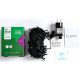 Instalatie Craciun liniara, cu transformator, 20 m, Alb Cald, 200 LED-uri V5, 8 jocuri de lumini, fir verde, Vivimall - vivimall.ro