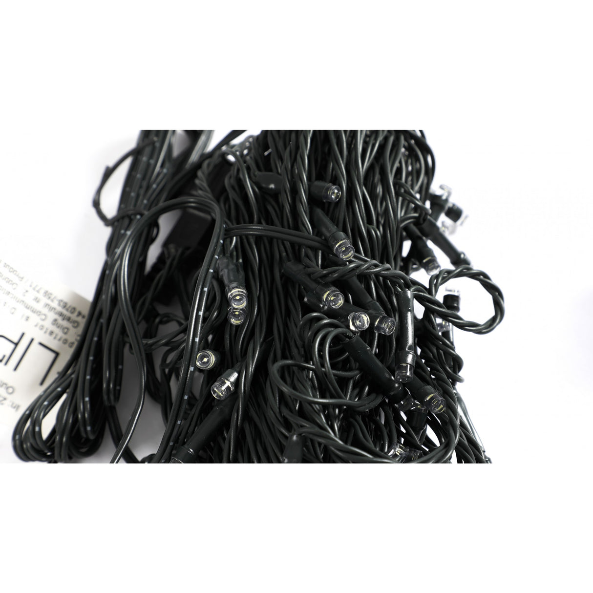 Instalatie Craciun liniara, cu transformator 31V, 10m, Alb Rece, 100 LED-uri V5, 8 jocuri de lumini, Fir verde, Vivimall - vivimall.ro