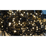 Instalatie Craciun Profesionala de Exterior IP65, 195 m, 4680 Led-uri Mari ,Franjuri, Alb cald, Flash, Alimentator, Interconectabila, Fir Negru Cauciucat, 220v, Vivimall - vivimall.ro