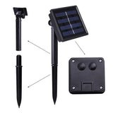 Instalatie Craciun, Tip Globuri de cristal, 50 Led-uri, 9.5 metri, Alb rece, Energie solara, Senzor de lumina, Vivimall - vivimall.ro