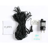 Instalatie Craciun tip plasa, cu transformator 31V, 1.5 m x 1.5 m, Alb Cald, 120 LED-uri V5, 8 jocuri de lumini, fir verde, Vivimall - vivimall.ro