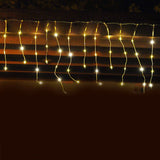 Instalatie Craciun Tip Turturi, IP44, 5 m, 143 Led-uri, Alb cald, 8 jocuri de lumini, 31V, Interconectabila, Prelungitor 5 m inclus, Fir Cupru, Vivimall, Interior/Exterior - vivimall.ro