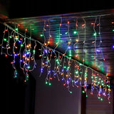 Cutie produs instalație Crăciun Yoto franjuri 120 LED-uri, conținut pachet complet