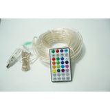 Instalatie De Craciun,10 Metri,100 Led-Uri,Telecomanda 32 De Functii, Rgb,Usb,Tub Luminos,Interior/Exterior