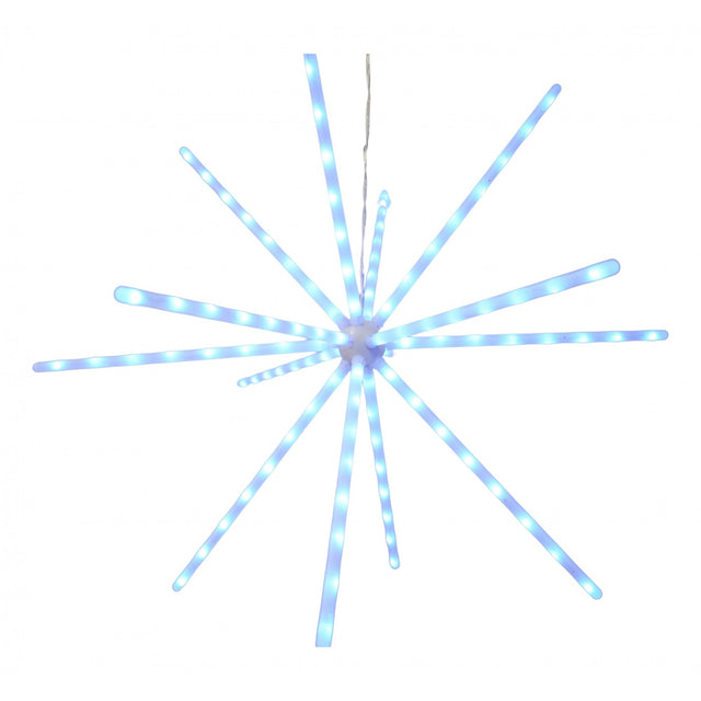 Instalatie de Craciun,112 LED-urijoc de lumini,multicolor RGB,explozie stelara,cu transformator,fir cupru,interior/exterior,Vivimall - vivimall.ro