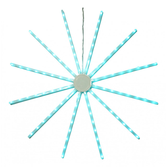 Instalatie de Craciun,96 LED-uri,joc de lumini,multicolor RGB,moara de vant,cu transformator,fir cupru,interior/exterior,Vivimall - vivimall.ro