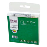 Karácsonyi elemes lineáris fényfüzér, 2 db világító szett, 10 m rézhuzal, 100 LED 