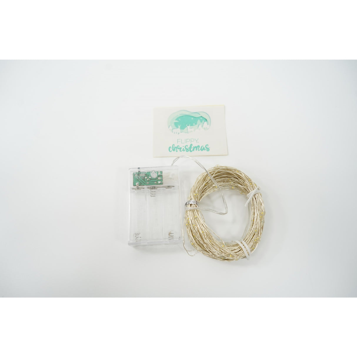 Instalatie De Craciun Cu Baterii Tip Liniar, 2 Jocuri De Lumini, Fir Cupru 3 M 30 Led -Uri