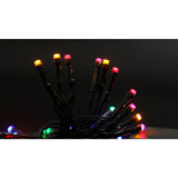 Karácsonyi elemes lineáris típus, 2 fényeffektus, zöld vezeték, 3 m, 30 LED 