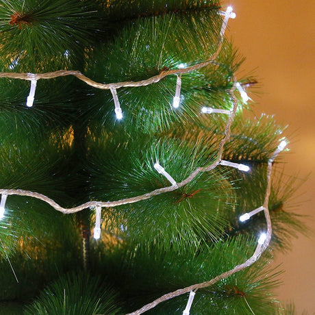 Instalatie de Craciun, Flippy®, Tip Liniara, 14.5 m, 200 LED-uri, Interconectabila, Alb Rece - vivimall.ro