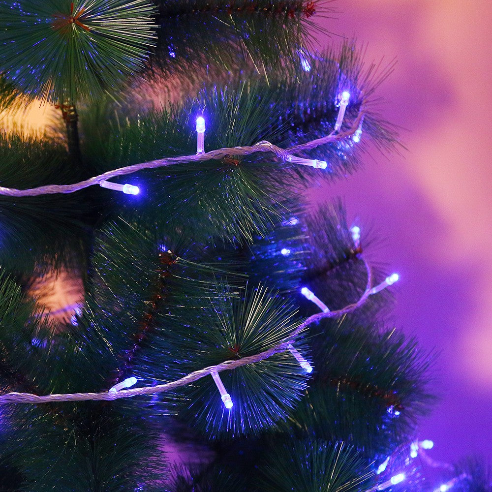 Karácsonyi installáció, lineáris típus, 14,5 m, 200 LED, összekapcsolható