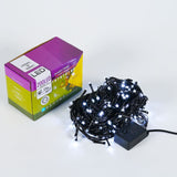 Instalatie de Craciun Flippy® Tip Liniara, 17 m, 200 LED-uri Hexagonale. Interconectabila, Alb Rece - vivimall.ro