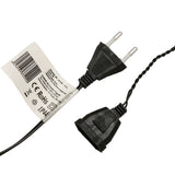 Instalatie de Craciun Flippy® Tip Liniara, Fir Negru, 24 m, 300 LED-uri, Interconectabila, Alb Cald - vivimall.ro