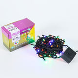 Karácsonyi installáció, lineáris típus, fekete vezeték, 9 m, 100 LED, összekapcsolható