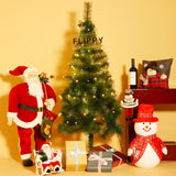 Instalatie de Craciun Flippy® Tip Liniara, Fir Negru, 9 m, 100 LED-uri Mari Rotunde, Interconectabila, Alb Cald - vivimall.ro