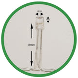 Instalatie de Craciun Flippy® Tip Perdea, 2 x 2 m, 240 LED-uri, Interconectabila, Alb Cald - vivimall.ro