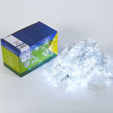 Instalatie de Craciun Flippy® Tip Perdea, 3 x 3 m, 320 LED-uri, Interconectabila, Alb Rece - vivimall.ro