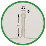 Instalatie de Craciun, Flippy®, Tip Plasa, 2 x 2 m, 160 LED-uri, Interconectabila, Multicolor - vivimall.ro