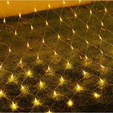 Karácsonyi installáció, csillaghálós, 160 LED, összekapcsolható